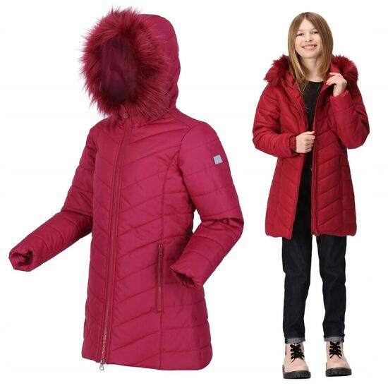 Kurtka turystyczna parka dziecięca Fabrizia zimowa