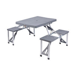 Ensemble Table + Chaises Redcliffs Gris