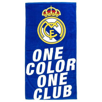 Ręcznik plażowy Real Madrid C.F. One Color Niebieski