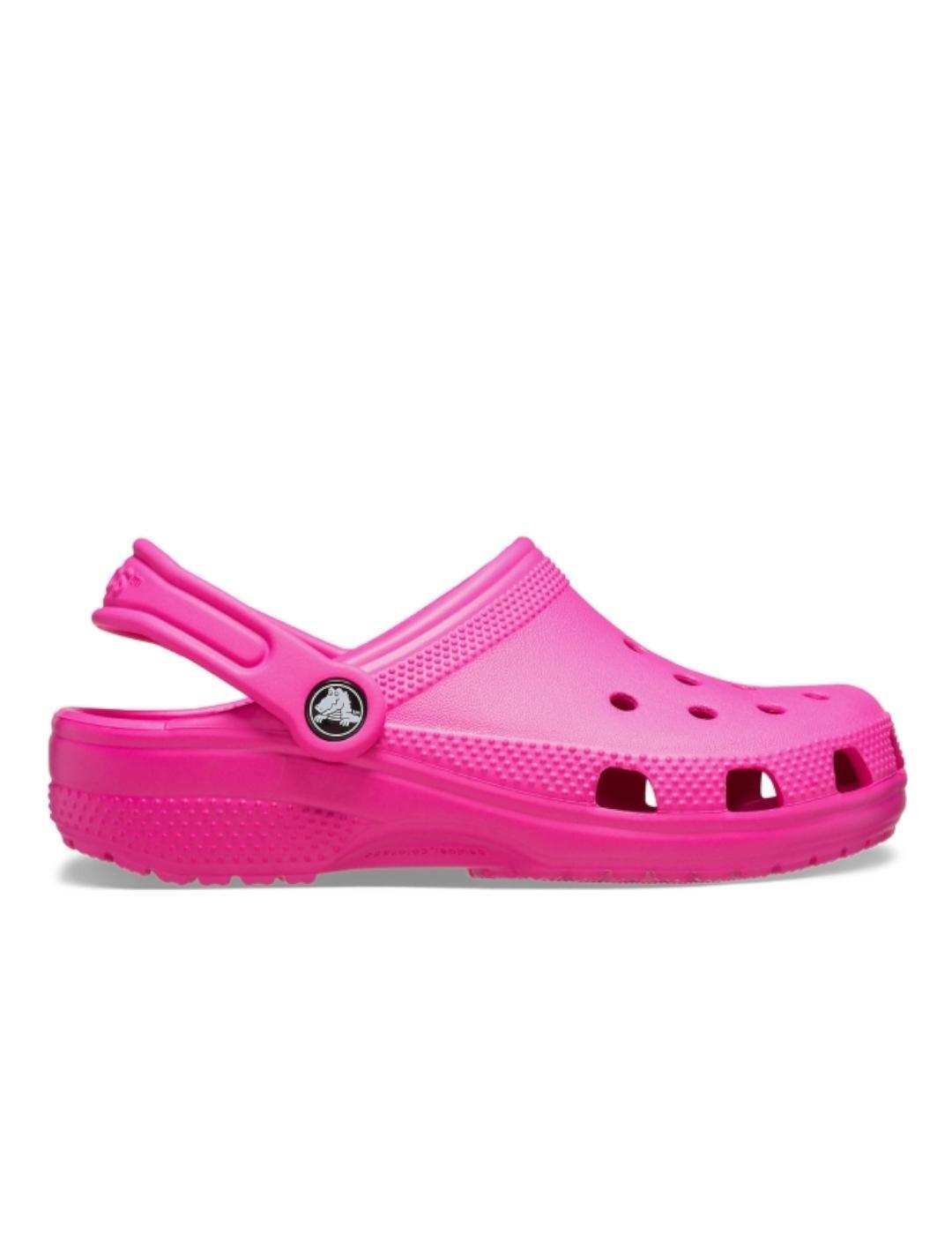 Sandálias para menino crocs classic 6tw fucsia