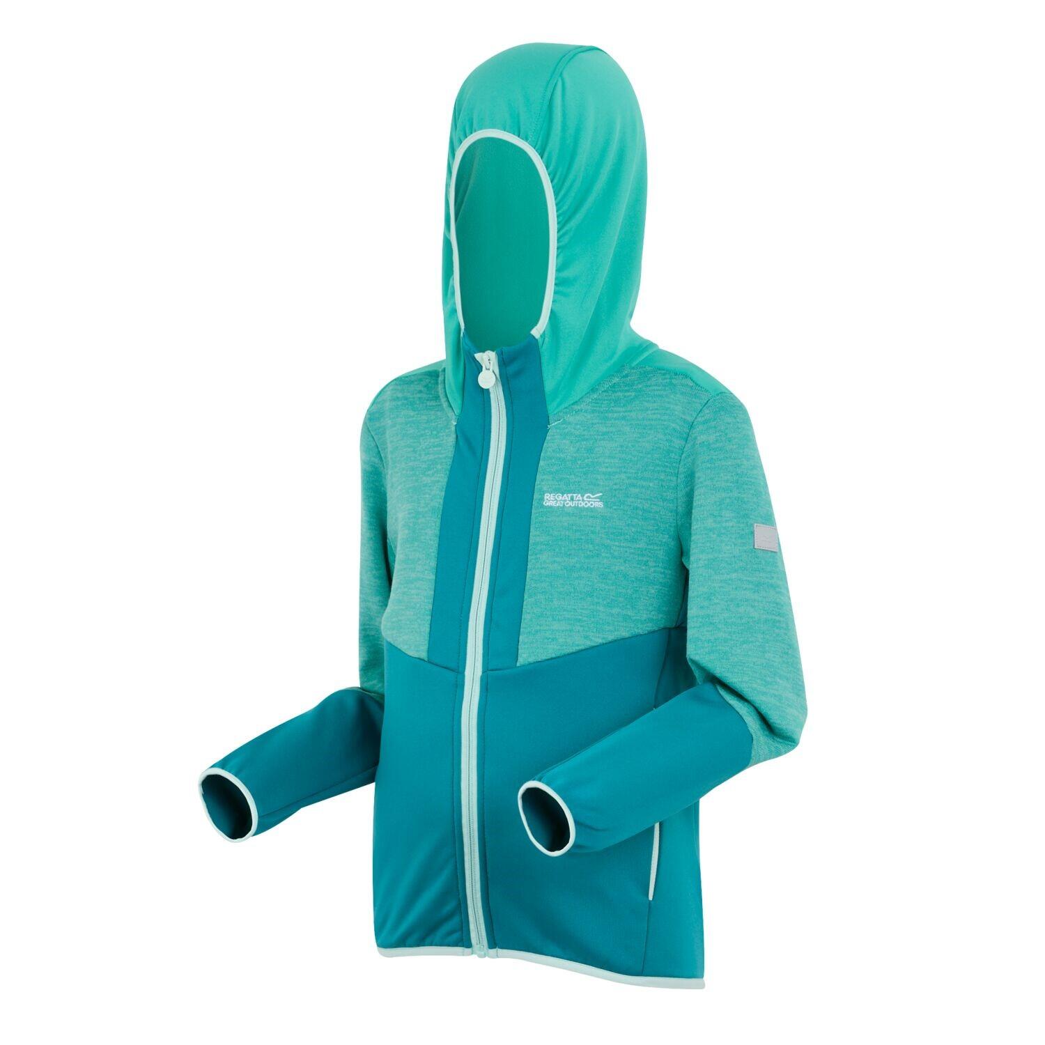 Dziecięca bluza z kapturem z pełnym zamkiem błyskawicznym Regatta Dissolver X
