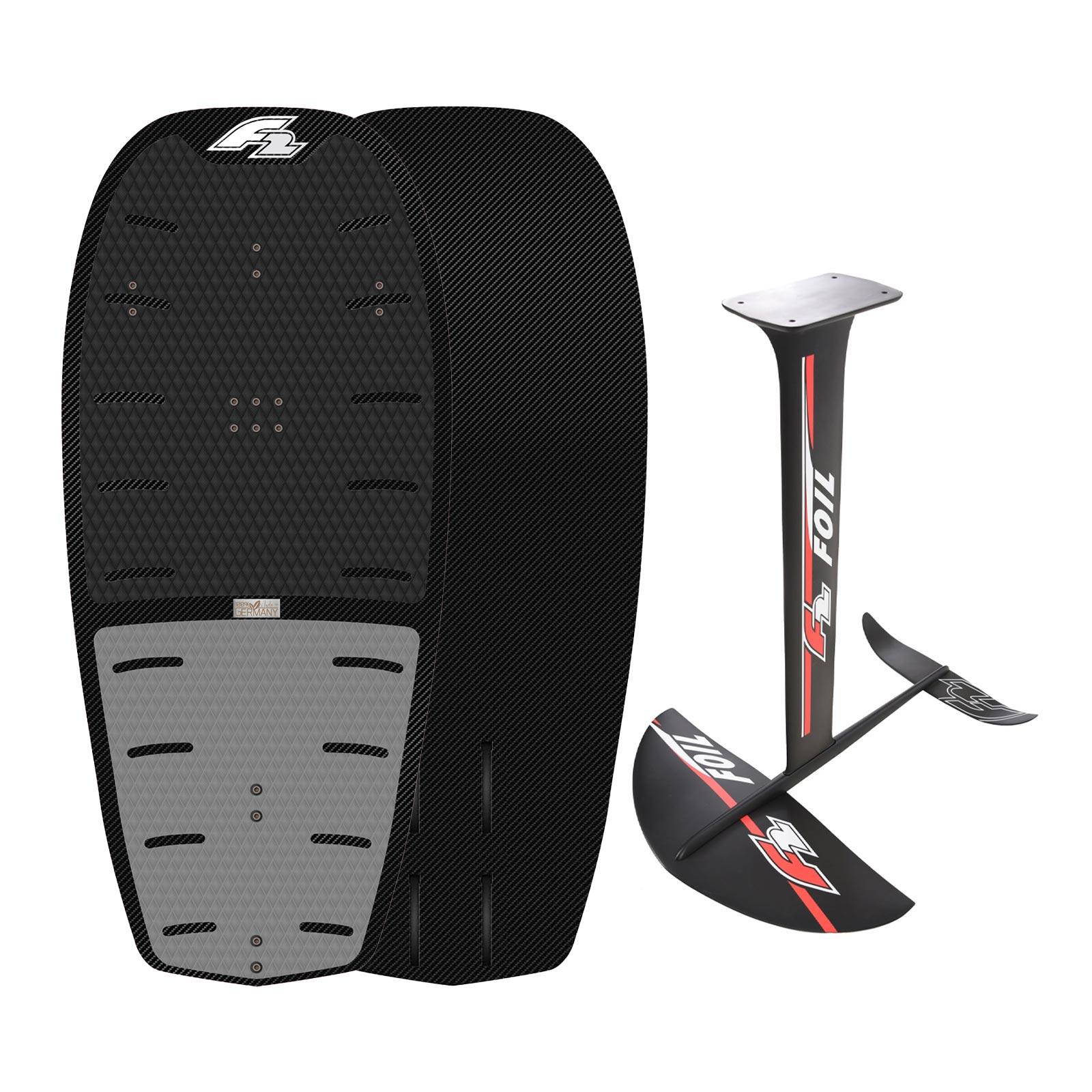 F2 F2 Set Foilboard Ocean Carbon 115cm mit Kite Foil Alu Carbon Set Modell 2025