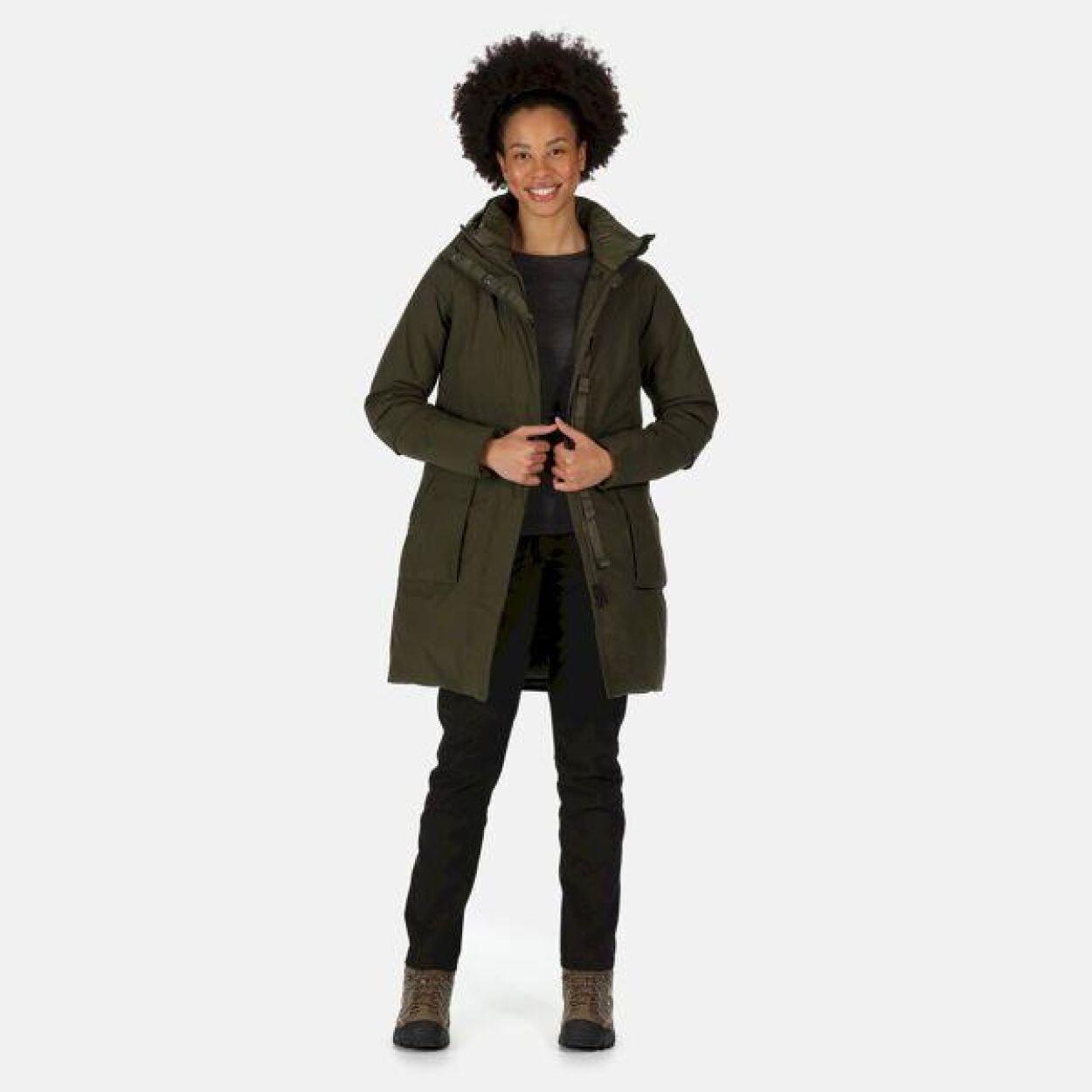 REGATTA Regatta Manteaux Womens Yewbank II  Femmes Dark Khaki 3/7