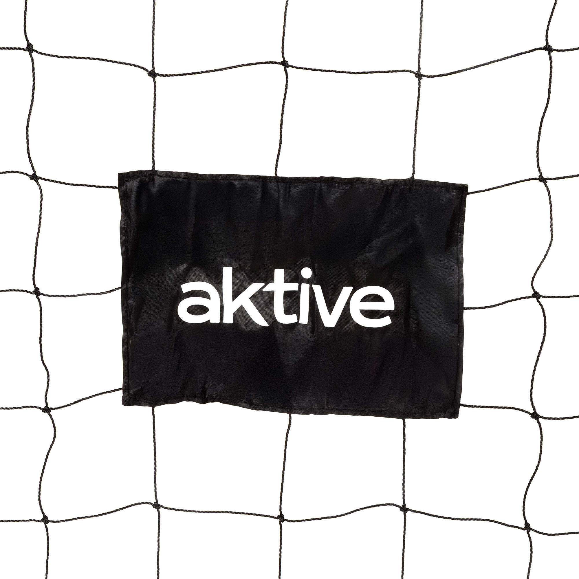 Aktive Porta da calcio in acciaio 180x60x120 cm con rete ad alta resistenza 5/7