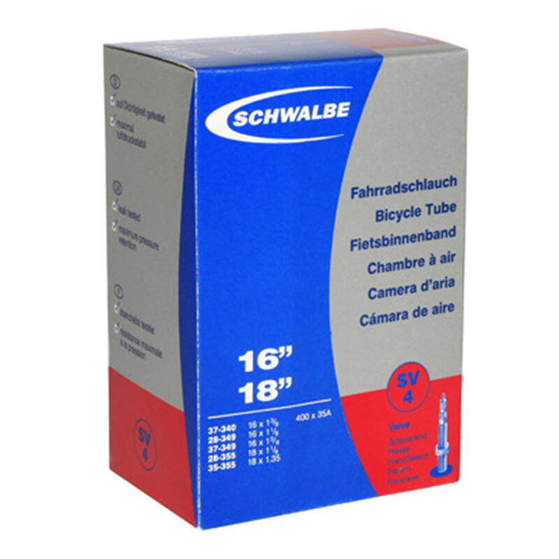 Schwalbe Binnenband - SV4 - 16 inch x 1 3/8 - 18 x 1.35 - Frans Ventiel - 40mm