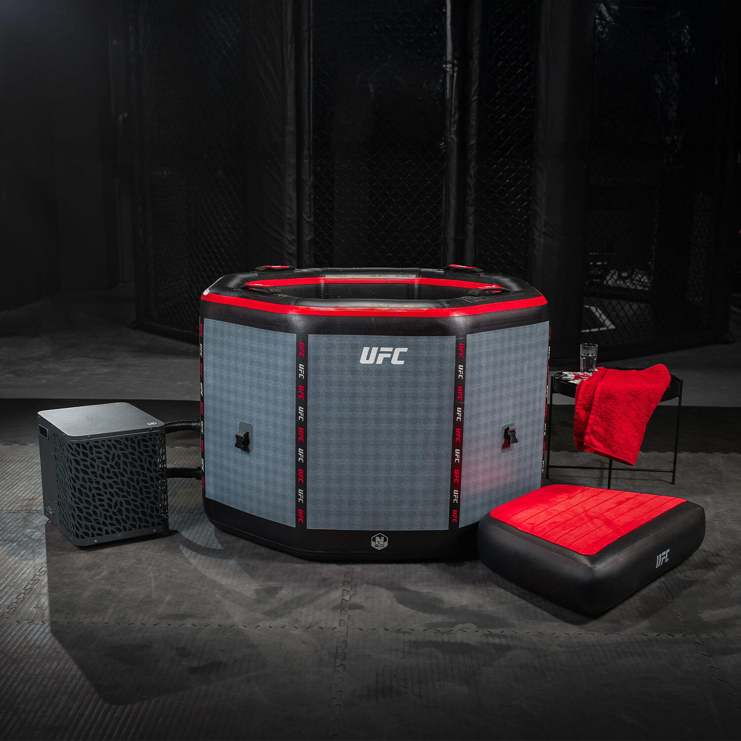 Pack Chiller 3kW ICEBATH UFC OCTOGONE NETSPA : Thérapie froide - 170x92x90cm 6/7