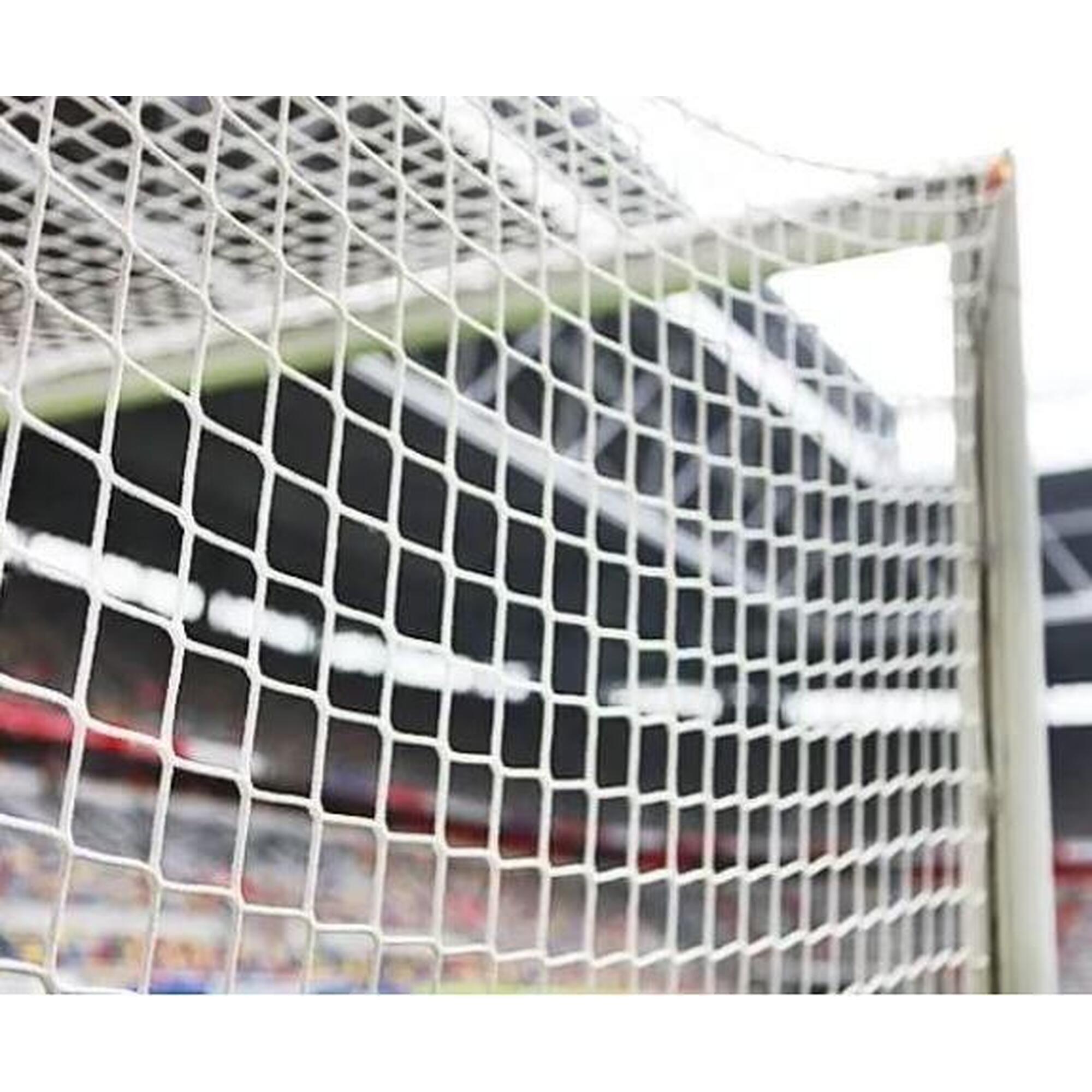 Siatka do bramki piłkarskiej ligowej 7,32 x 2,44 m | grubość 4 mm | kolor biały
