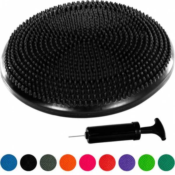 Perna de echilibru si masaj, MOVIT®, 38 cm, negru