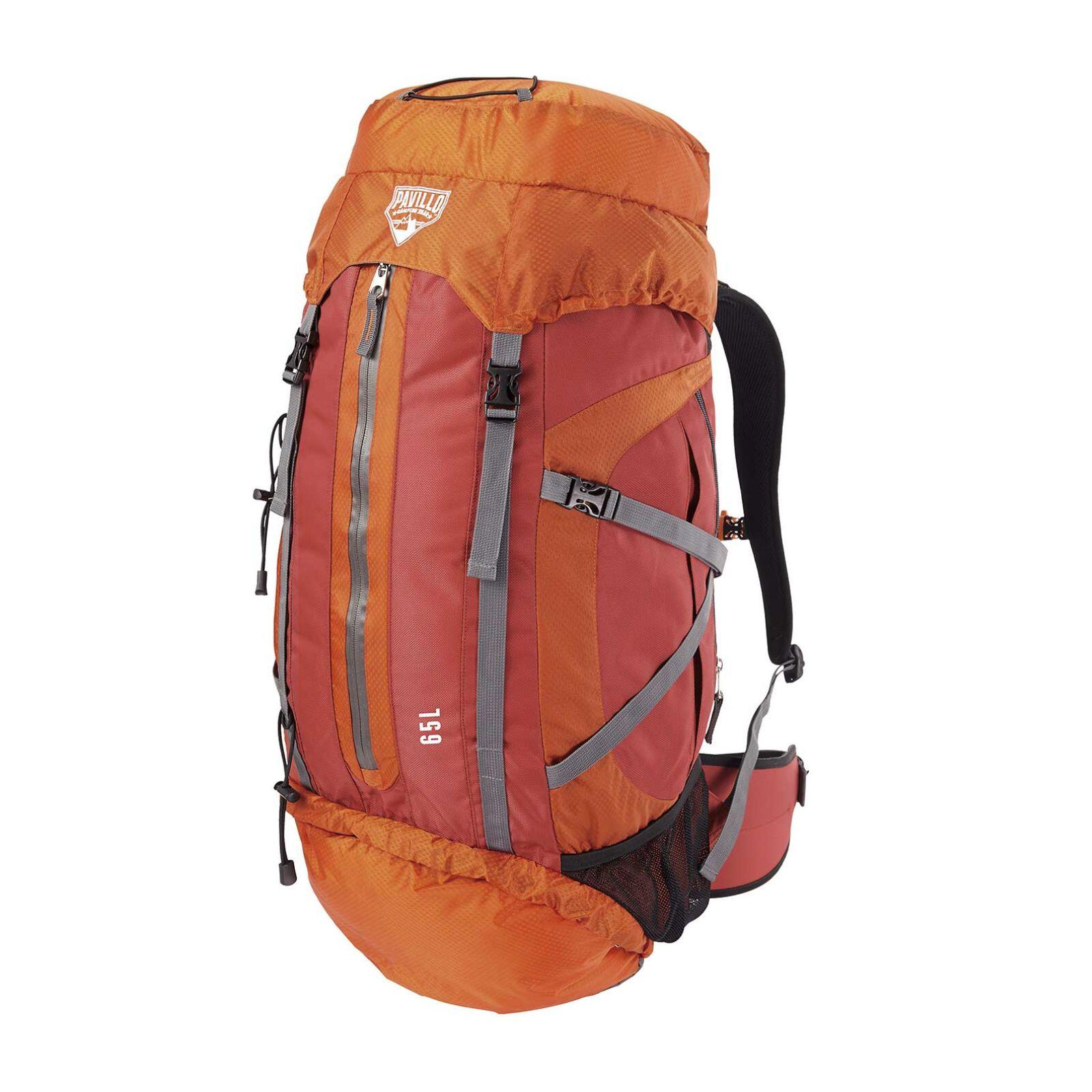 BESTWAY Mochila de Montaña y Senderismo Bestway Barrier Peak 70x28x38 cm de 65 Litros