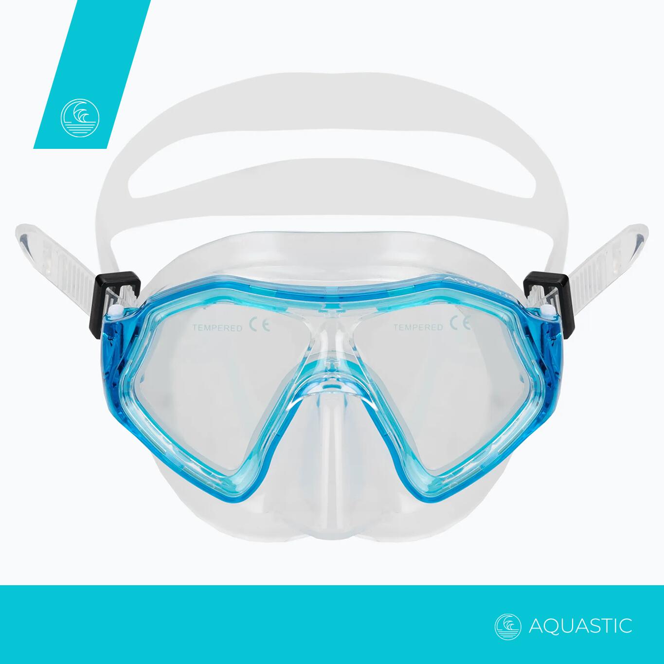 AQUASTIC Shelly kindersnorkelset 6/7
