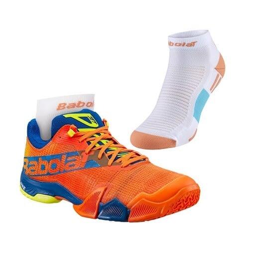 Orange And Blue Babolat Jet Premura 30s227526015 Padel Shoes 2/4