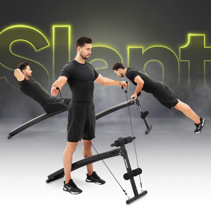 Bancă bodybuilding reglabilă Zipro Slant cu extensor