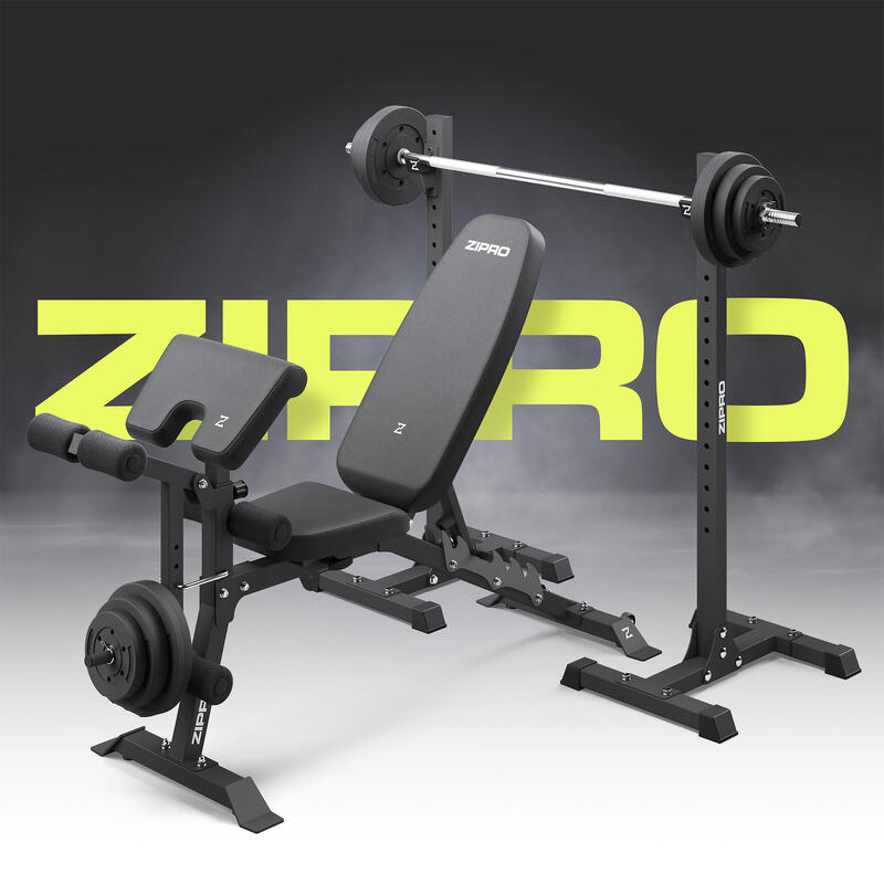 Bancă bodybuilding reglabilă Zipro Superset multifunctionala