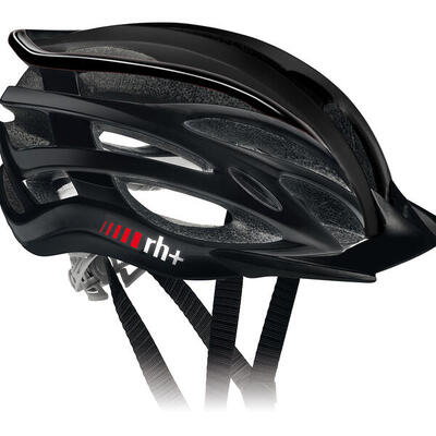 Rh+ helmet bike twoinone fietshelm zwart l/xl