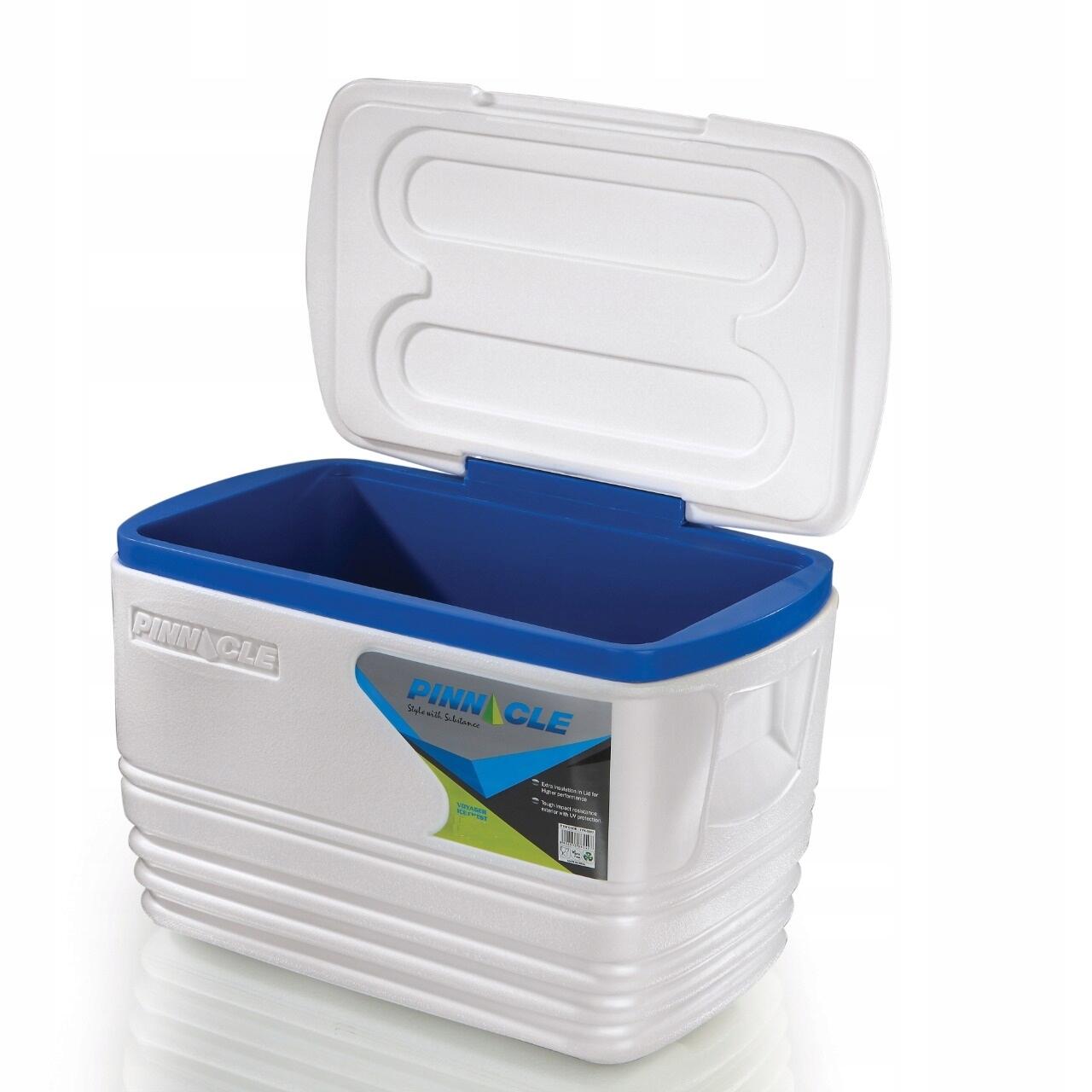 Lodówka Turystyczna 34,5L Biała Pinnacle + wkłady chłodzące 2x330ml + bidon 6/7