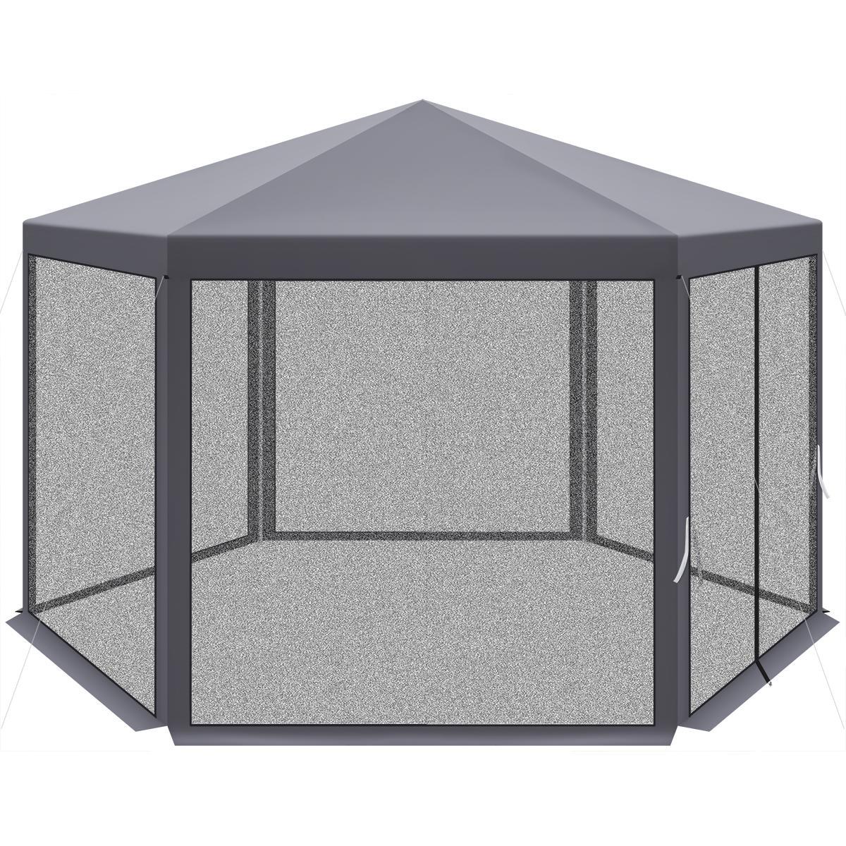 Namiot pawilon turystyczny 2x2x2x2.5M z moskitierą 4/7