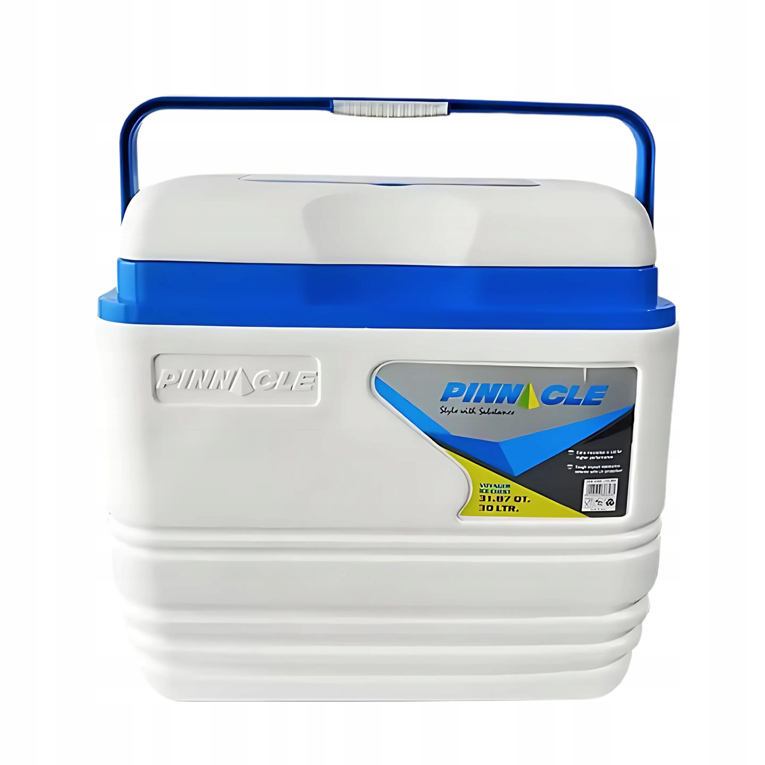 Lodówka Turystyczna 30L Biała PINNACLE Voyager + 5 wkładów mrożących 500ml 5/6