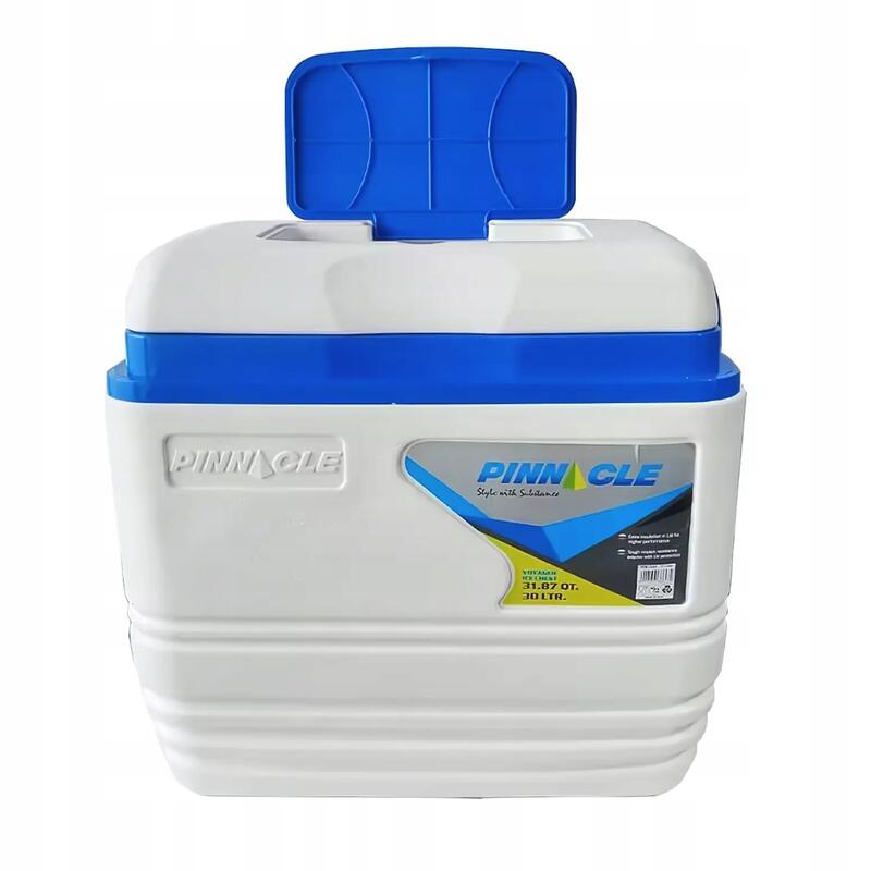 Lodówka Turystyczna 30L Biała PINNACLE Voyager + 6 wkładów, 3x 0,5l, 3x 1L