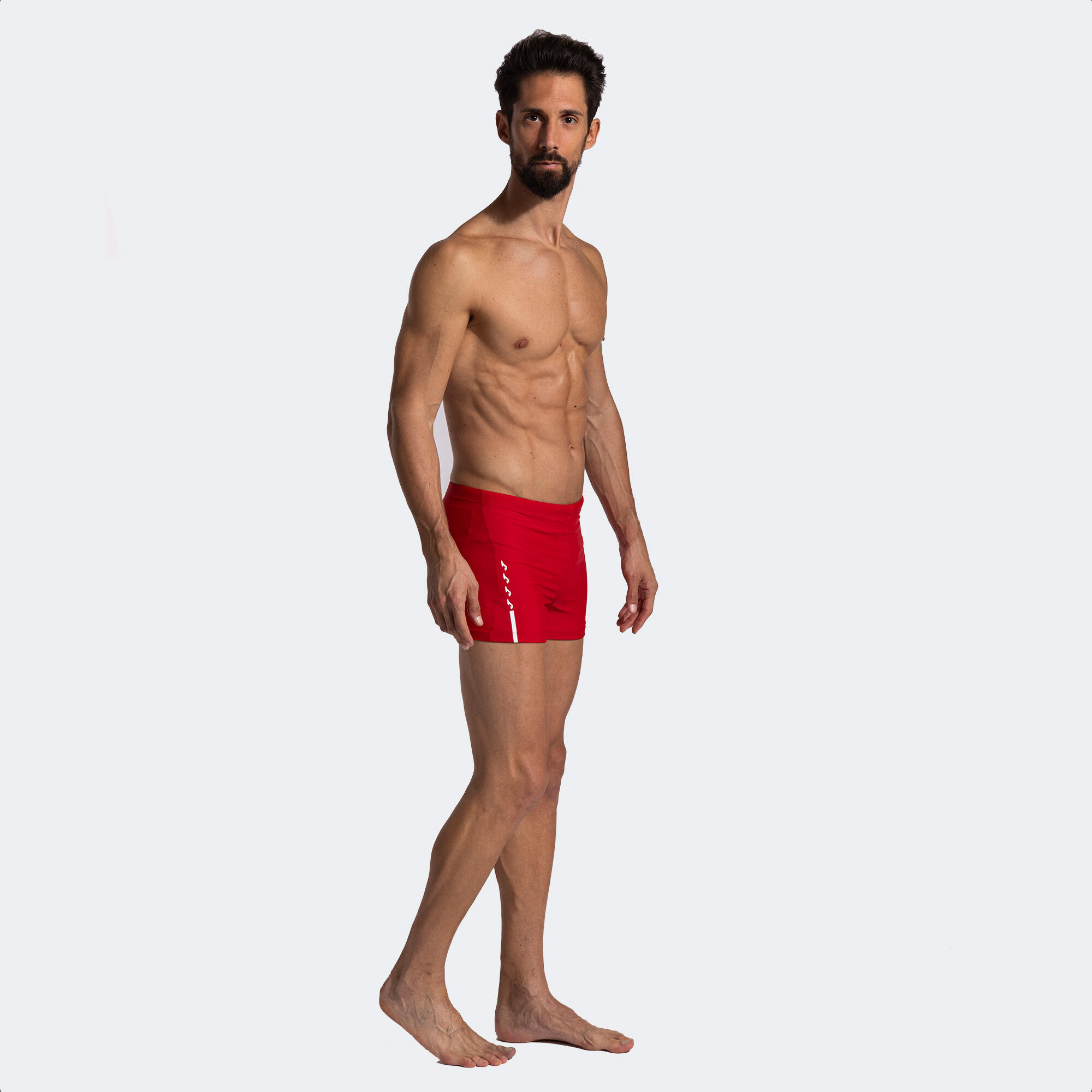 Maillot Boxer Natation Homme Joma Shark III Rouge 4/7