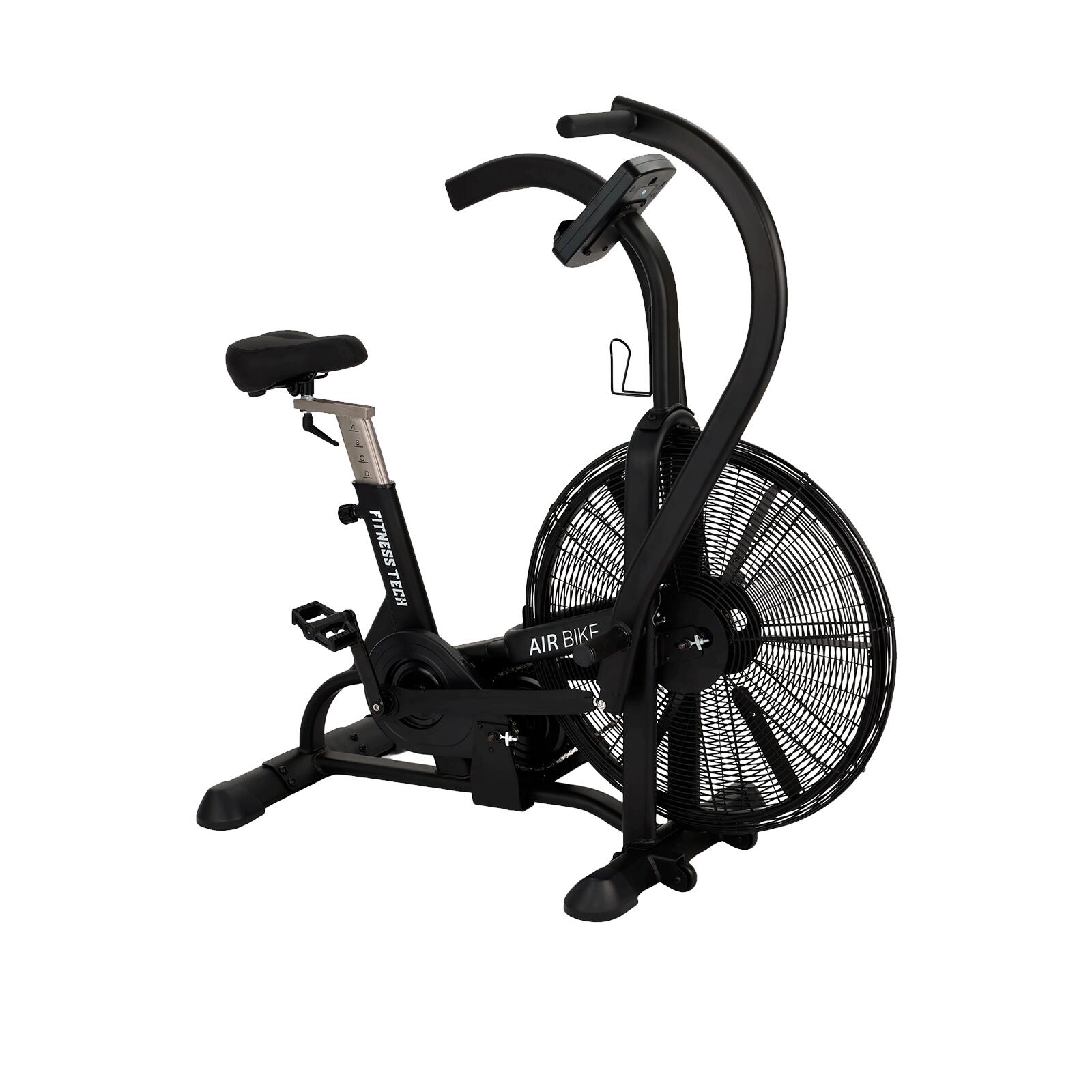 Fitness Tech - Vélo Pneumatique Air Bike Fitness Tech - Vélo D'Appartement - Noir - Taille Unique - Decathlon