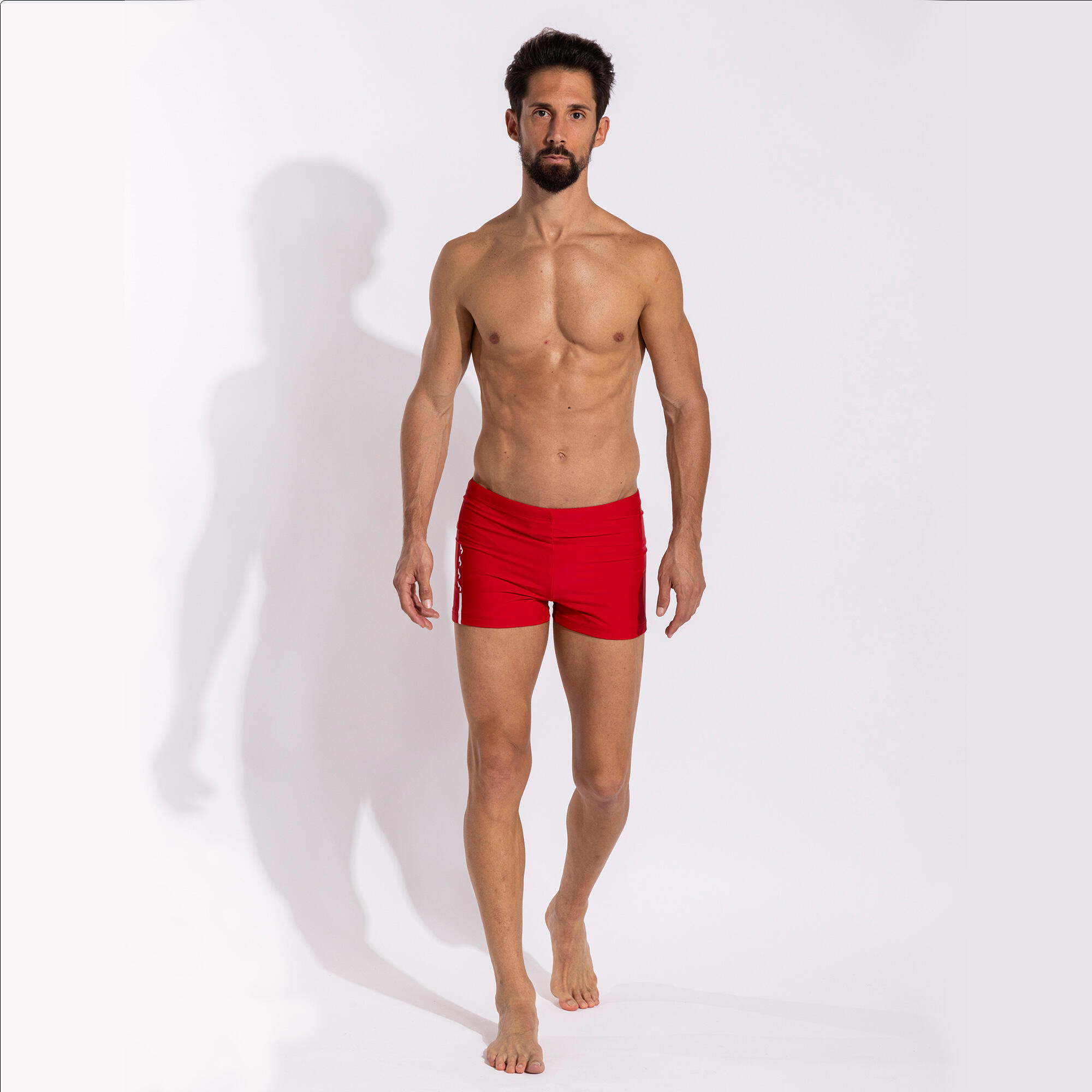 Maillot Boxer Natation Homme Joma Shark III Rouge 2/7