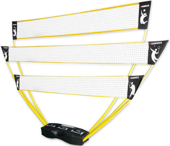 Rete 3 in 1 per Pallavolo Badminton e Tennis