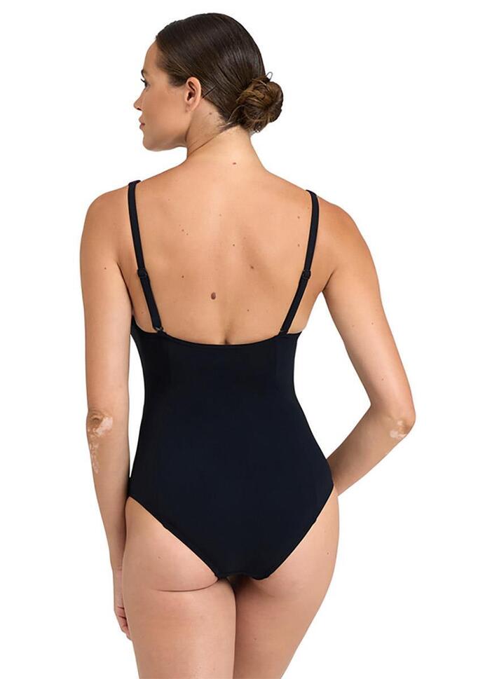 Arena Bodylift Isabel X-back Strój Kąpielowy - Czarno-Fioletowy – Rozmiar 38