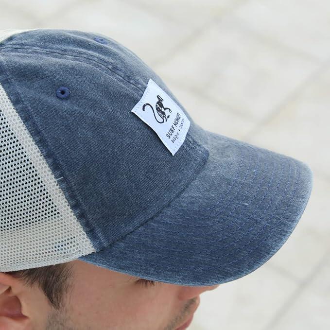 Gorra Trucker - Malla Lona - Algodón / Adulto / Talla única (Azul) 6/7