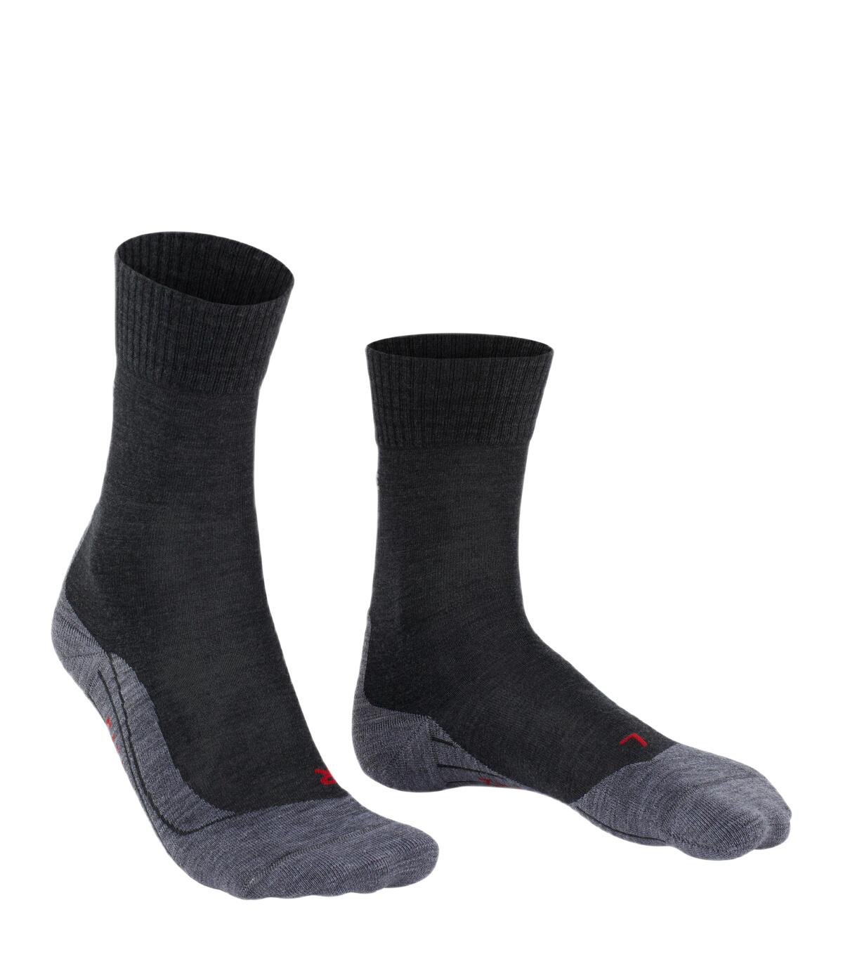 Chaussettes en laine pour femmes l'asphalte. 2/6