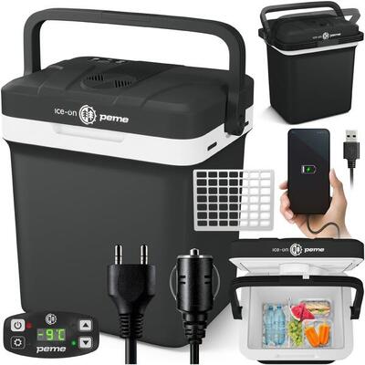 Second Life - Lodówka turystyczna, Peme Ice-on 27L Classic Graphite - stan dobry