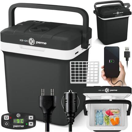 Second Life - Lodówka turystyczna, Peme Ice-on 27L Classic Graphite - stan dobry