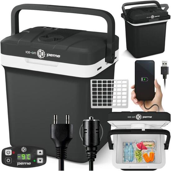 Second Life - Lodówka turystyczna, Peme Ice-on 27L Classic Graphite - stan dobry