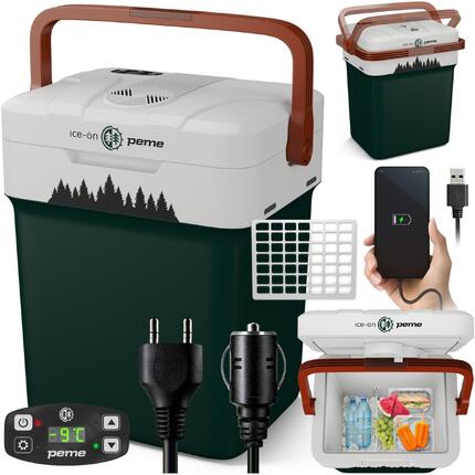 Second Life - Lodówka turystyczna, Peme Ice-on io-32L Pine Forest - stan dobry