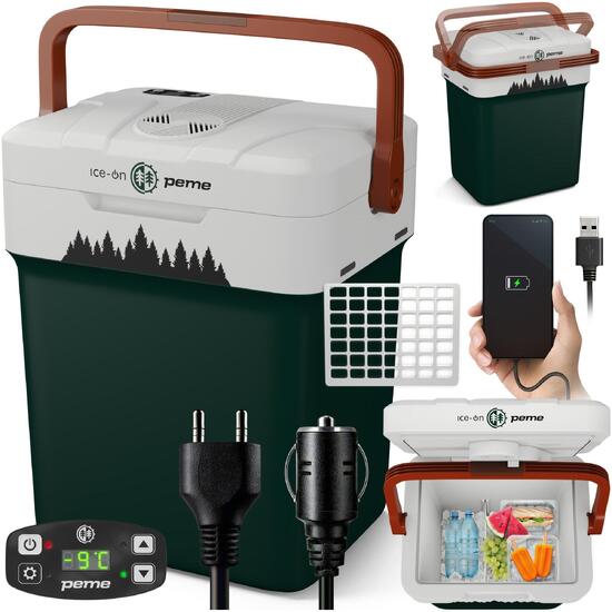 Second Life - Lodówka turystyczna, Peme Ice-on io-32L Pine Forest - stan dobry