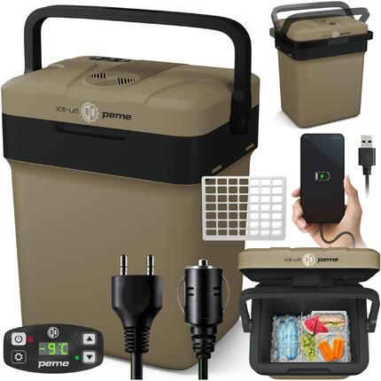 Second Life - Lodówka turystyczna, Peme Ice-on io-32L Sand Storm - stan dobry