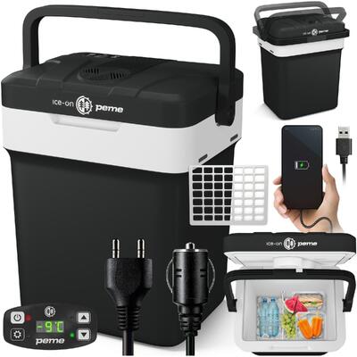 Second Life - Lodówka Peme Ice-on io-32L Classic Graphite - stan dobry