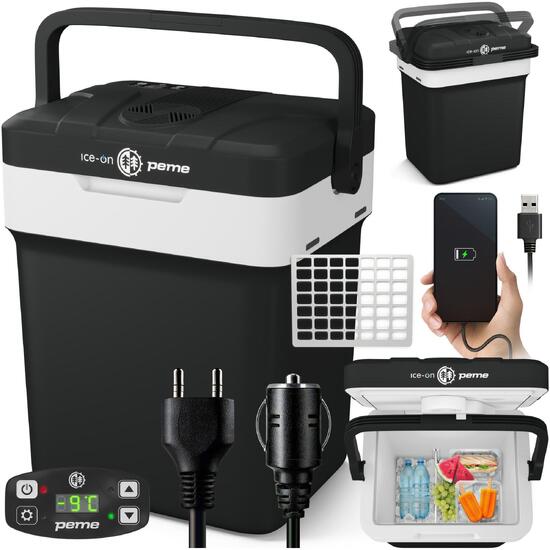 Second Life - Lodówka Peme Ice-on io-32L Classic Graphite - stan dobry