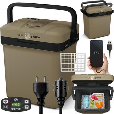 Frigo Portatile Peme Ice-on Essential 23L 12/230v per campeggio auto
