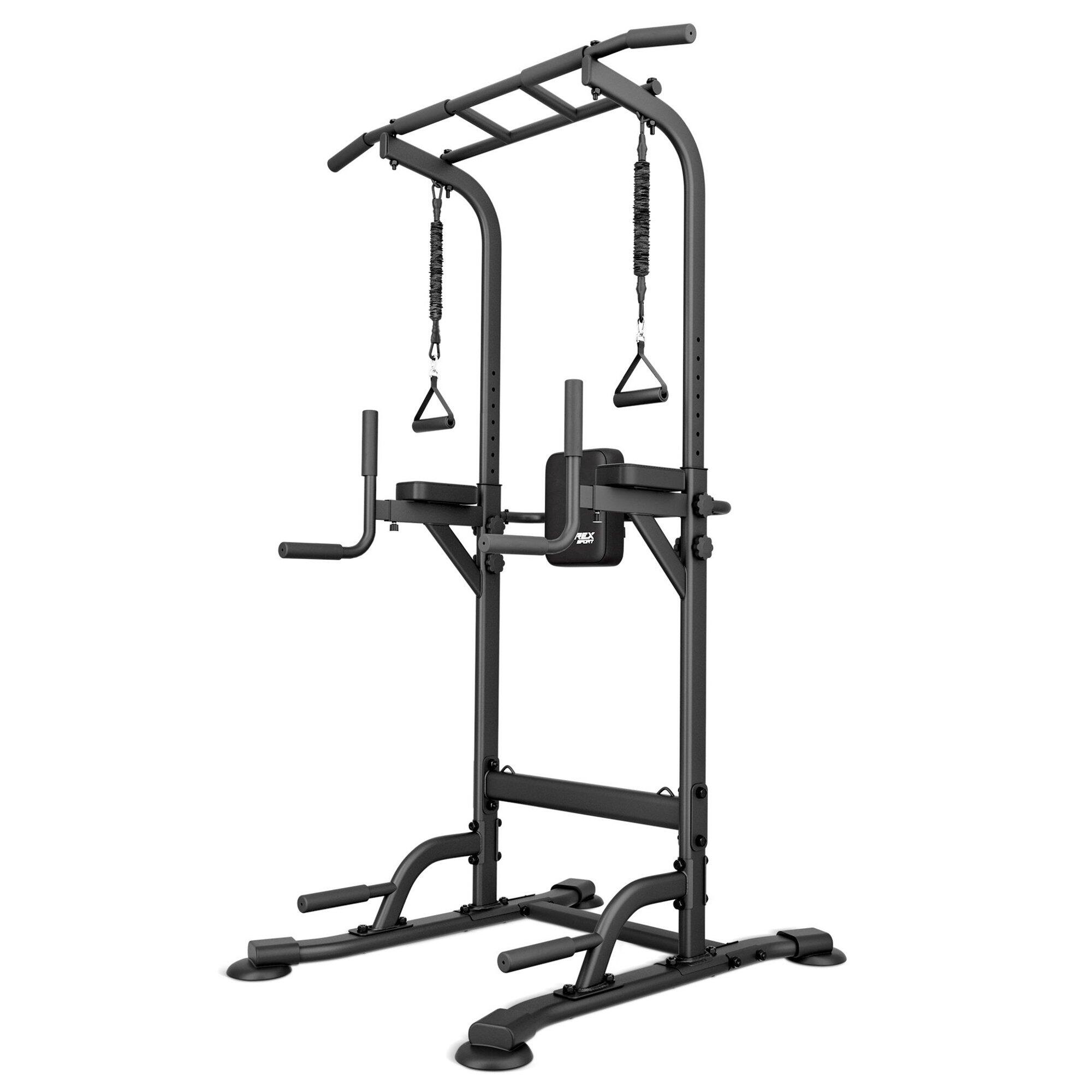 Trex Sport - Station De Traction 4-en-1 Tour De Musculation Trex Sport Tx-150pr 150 Kg - Chaise Romaine - Noir - No Size - Decathlon