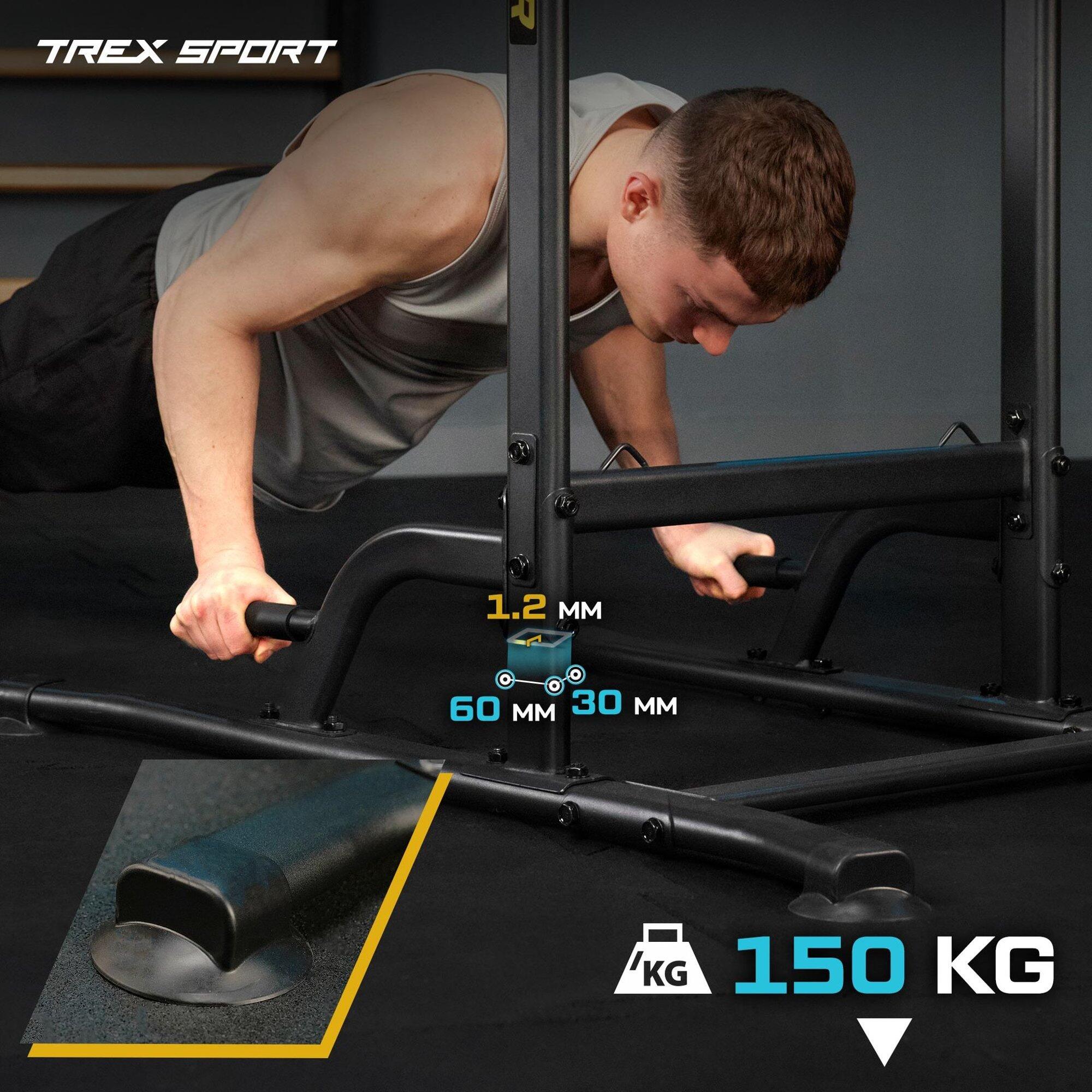 Estación de musculación 4 en 1 Trex Sport TX-150PR con bandas 3/7