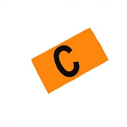 Opaska kapitańska JUNIOR 23x9 cm | dla dzieci i młodzieży | elastyczna