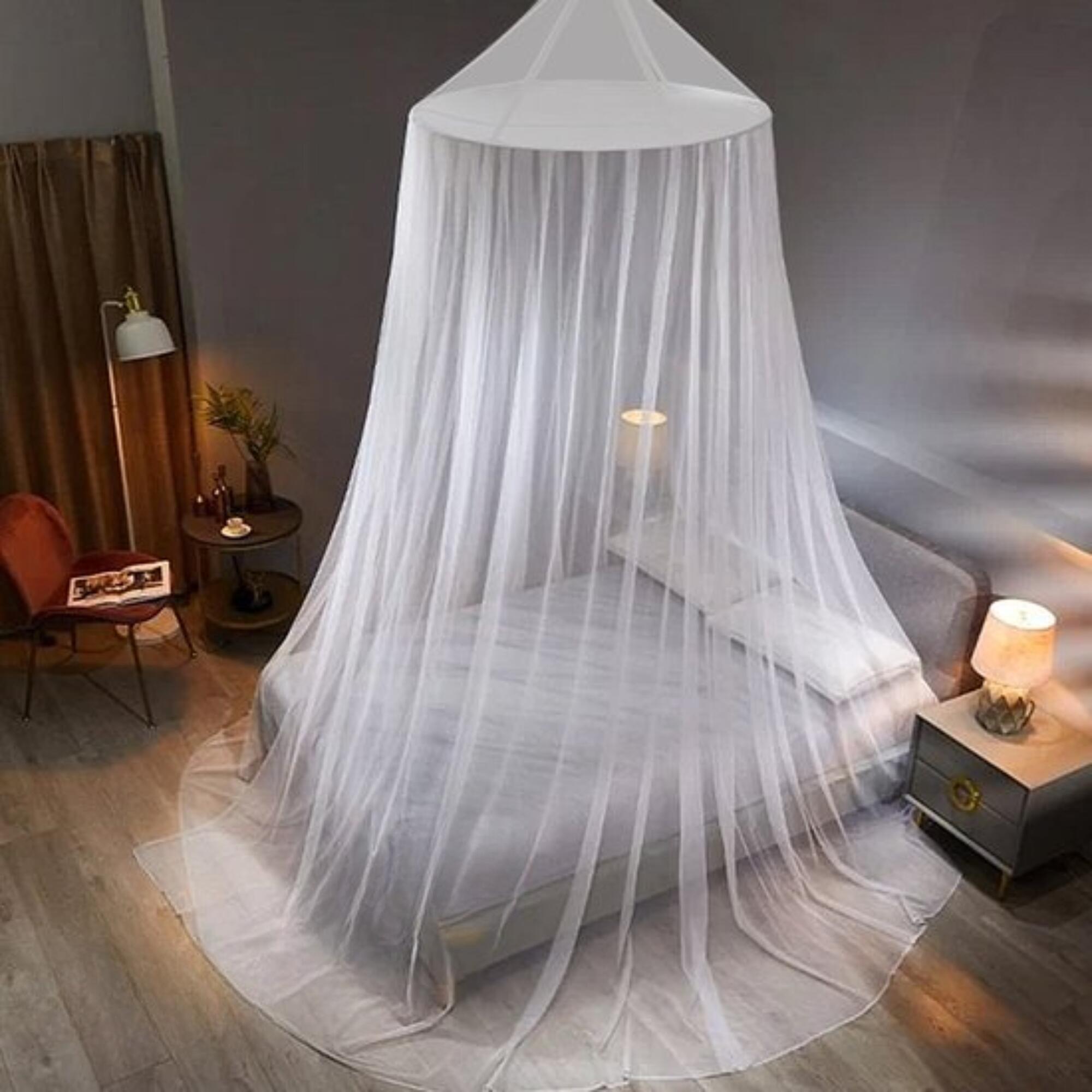 Mosquitera Deryan Luxe - 2 Personas - Cuadrada - Kit y Bolsa - Blanca 3/6