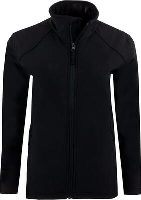 Dames softshell jas zwart xl - winddicht & ademend