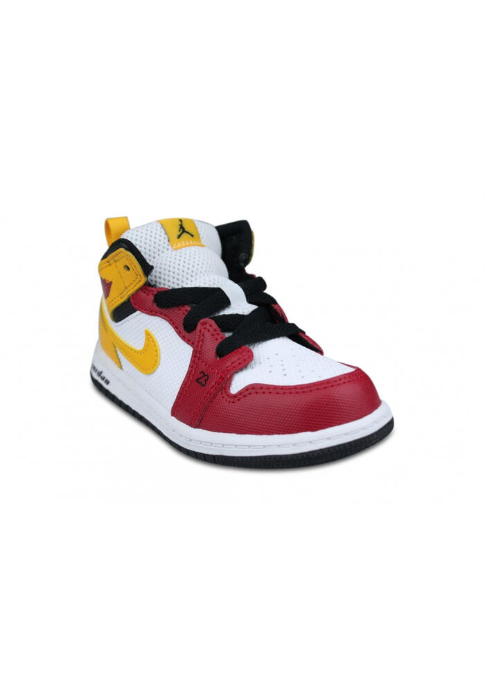 Chaussures Garçons Nike Jordan 1 Se Td Motorsport Cadet blanc 3/5