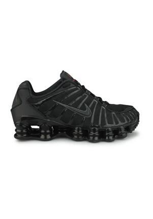 Zapatillas Nike Shox TL Negro/Métal Hematite/Naranja Max