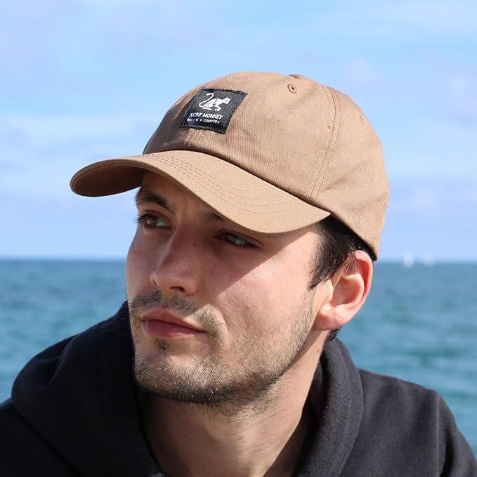 Gorra Béisbol - Algodón - Sin estructura / Adulto / Talla única (Marron) 3/4