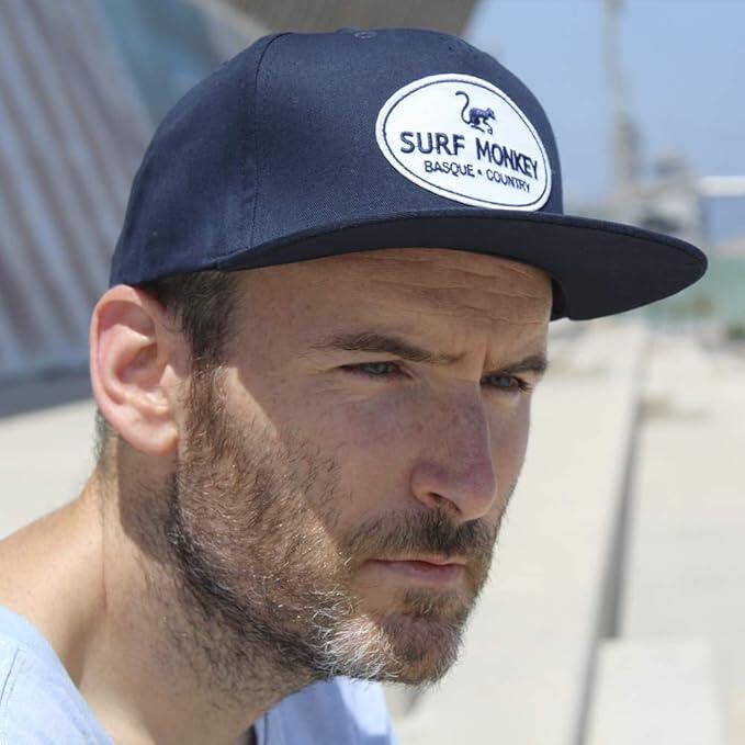 Gorra Trucker - Visera Plana - Snapback / Adulto / Talla única (Azul Marino) 5/5