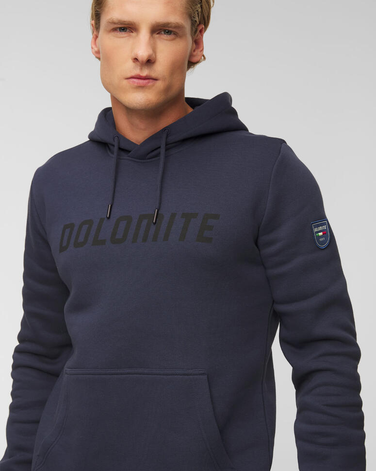 Bluza męska Dolomite Logo DARK BLUE