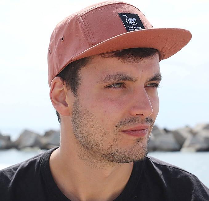 Gorra 5 Paneles - Visera Plana - Jockey / Adulto / Talla única (Tierra) 3/5