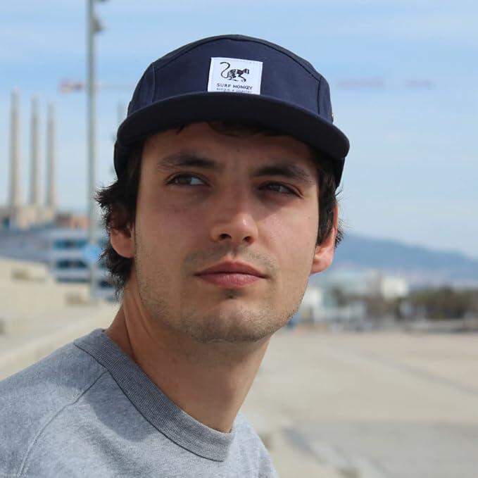 Gorra 5 Paneles - Visera Plana - Jockey / Adulto / Talla única (Azul) 3/5
